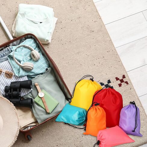 Drawstring Bag with Toggle, Stuff Sack String Waterproof Travel Storage Bags Cinch Stuff Pouch -Fitting for Gym in Kuwait