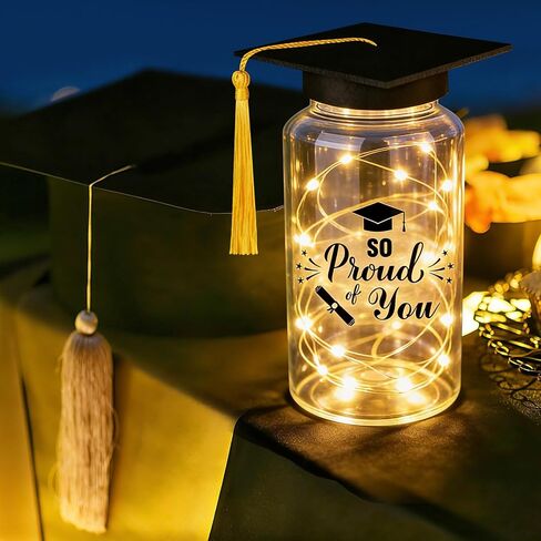 18Pcs 2026 Graduation Centerpieces for Tables,Graduation Table Decorations, Mason Jars for Centerpieces with Graduation Caps,Graduation Decorations for College High School Congrats Grad Party Supplies in Saudi Arabia