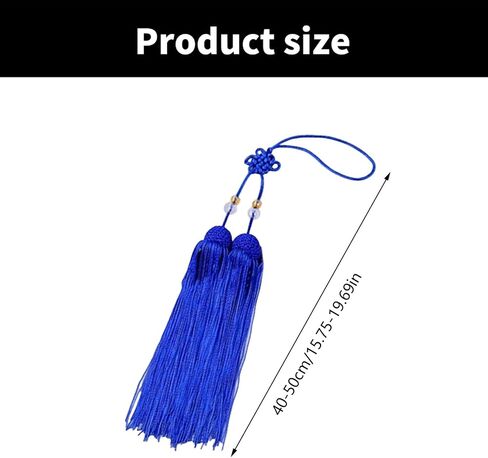Elegant Ice Silk Taiji Swords Tassels Chinese Knot Decoration for Martial Arts and Drama Performances Kung Fu Accessory in Saudi Arabia