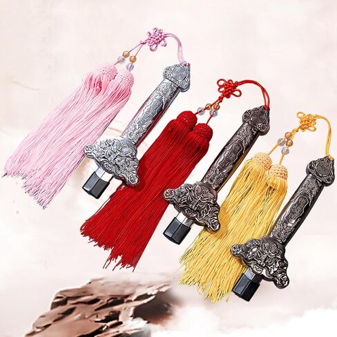 Elegant Ice Silk Taiji Swords Tassels Chinese Knot Decoration for Martial Arts and Drama Performances Kung Fu Accessory in Saudi Arabia