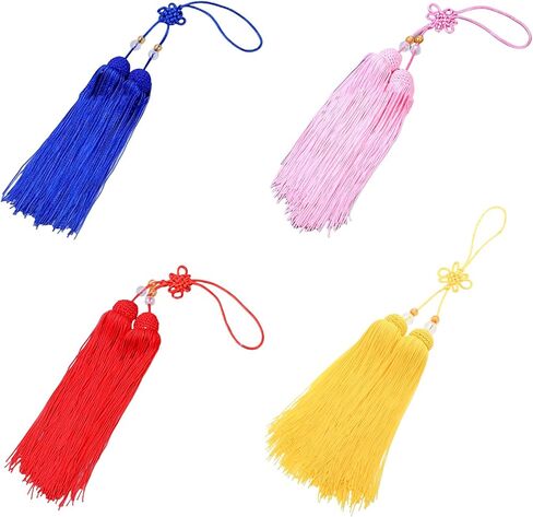 Elegant Ice Silk Taiji Swords Tassels Chinese Knot Decoration for Martial Arts and Drama Performances Kung Fu Accessory in Saudi Arabia