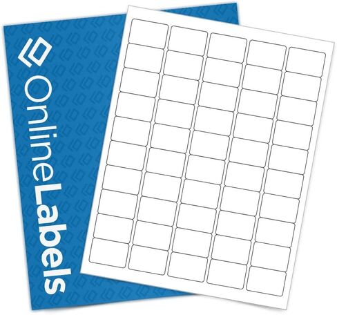 1.5 x 1 Rectangle Barcode Labels - Pack of 5,000 Labels, 100 Sheets - Inkjet/Laser Printer - Online Labels in Saudi Arabia