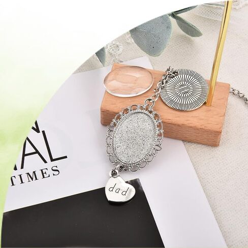 Personalized Graduation Tassel Photo Charm for Dad Memorial Gifts for Loss of Father Memorial Picture Frame for Graduation Cap Decor for Graduate Photo Charm Tassel Hanging Ornament for Loss of Dad in Saudi Arabia