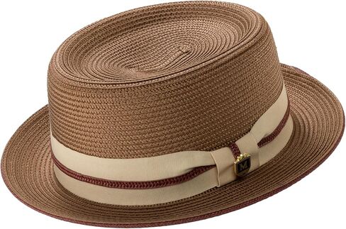 MONTIQUE Men’s OG Pork Pie Hat | Stylish & Elegant Classic Design Pork Pie Hats for Modern Touch | H-92 in Saudi Arabia