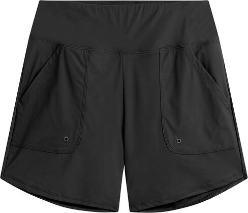 شورت سباحة للسيدات من Kanu Surf مقاس 5 بوصات عالي الخصر مع جيوب بعامل حماية من الأشعة فوق البنفسجية 50، سريع الجفاف، جزء سفلي لبدلة السباحة in Kuwait
