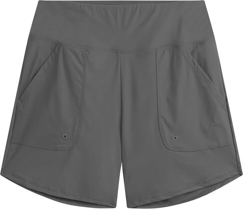 شورت سباحة للسيدات من Kanu Surf مقاس 5 بوصات عالي الخصر مع جيوب بعامل حماية من الأشعة فوق البنفسجية 50، سريع الجفاف، جزء سفلي لبدلة السباحة in Kuwait