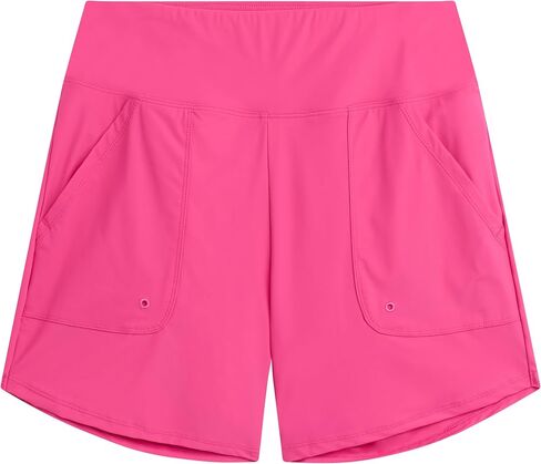 شورت سباحة للسيدات من Kanu Surf مقاس 5 بوصات عالي الخصر مع جيوب بعامل حماية من الأشعة فوق البنفسجية 50، سريع الجفاف، جزء سفلي لبدلة السباحة in Kuwait