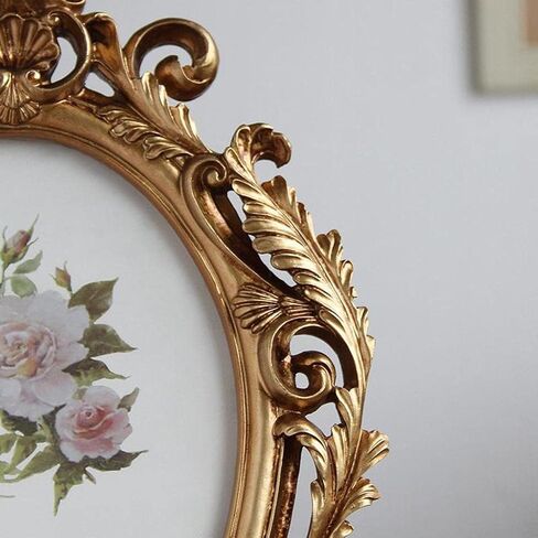 2X European Picture Wedding Gift Baroque Desktop for Livingroom, Bedroom Table Decoration in Kuwait