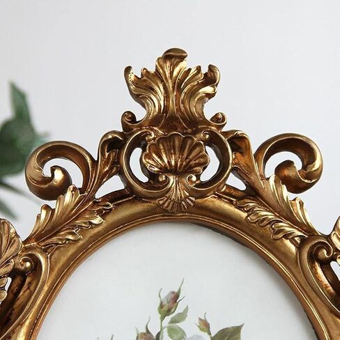 2X European Picture Wedding Gift Baroque Desktop for Livingroom, Bedroom Table Decoration in Kuwait