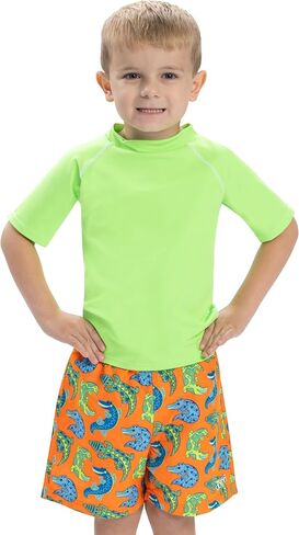 Dolfin Little Toddler Boys Swimsuit Print Swim Trunks in Kuwait