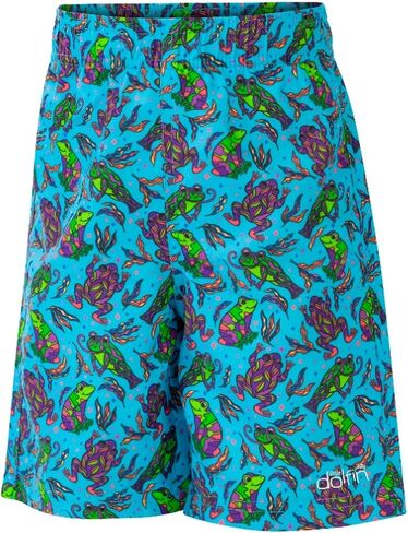 Dolfin Little Toddler Boys Swimsuit Print Swim Trunks in Kuwait