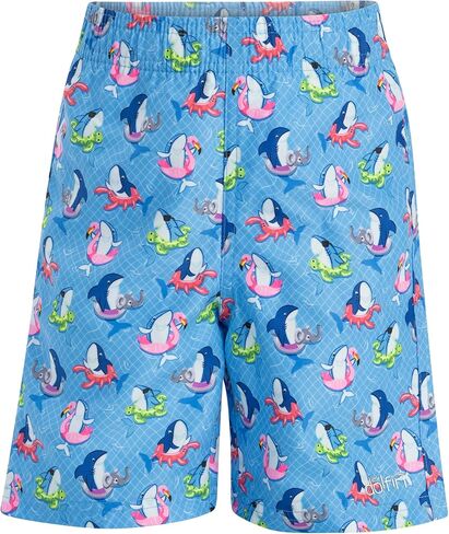 Dolfin Little Toddler Boys Swimsuit Print Swim Trunks in Kuwait