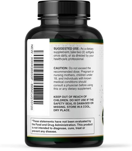 Built by Nature CoQ10 – High Absorption Coenzyme Q10 Supplement with Coconut MCT Oil – Promotes Heart Health, Cellular Energy & Antioxidant Support – 120 Softgels in Kuwait