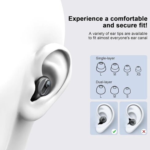 Adjustable Ear Plugs-2, 17-35dB Noise Reduction Hearing Protection EarPlugs, Reusable Silicone Earplug for Sleep/Focus/Travel/Concerts, 7 Pairs of XS/S/M/L Single/Double Eartips with Magnetic Case in Saudi Arabia
