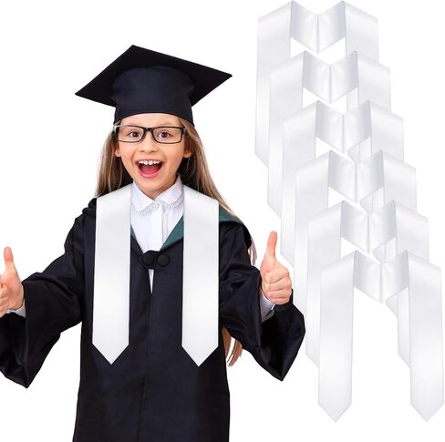 Unisex Graduation Stole Bulk Sublimation Blank Grad Sash Plain for Graduation 2026 in Kuwait