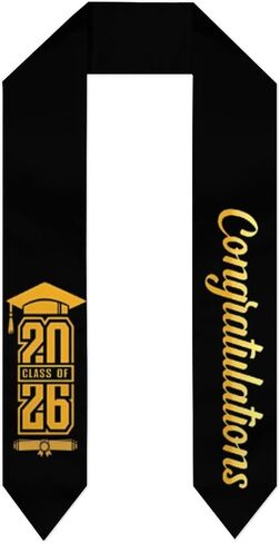 Graduation Stoles Graduation Sash Grad Honor Stoles Class of 2026 Sash Stole For Graduation 2026 in Kuwait