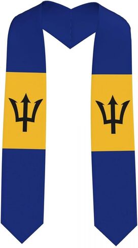 Flag Graduation Stole Class of 2026 Graduation Satin Sash Scarf Gifts for International Student in Saudi Arabia