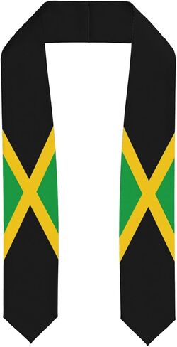 Flag Graduation Stole Class of 2026 Graduation Satin Sash Scarf Gifts for International Student in Saudi Arabia