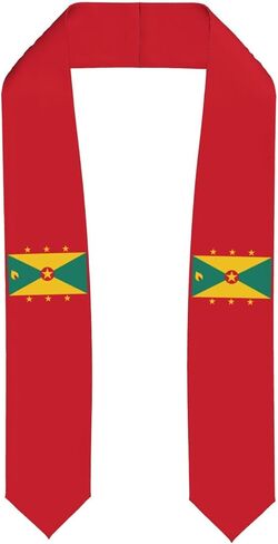 Flag Graduation Stole Class of 2026 Graduation Satin Sash Scarf Gifts for International Student in Saudi Arabia