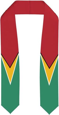 Flag Graduation Stole Class of 2026 Graduation Satin Sash Scarf Gifts for International Student in Saudi Arabia
