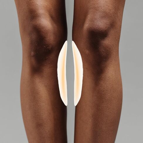 Self-Adhesive Silicone Hip Calf Pads 2Pcs Water-Drop Hip Enhancer Side Thigh Pads for Women Invisible Butt Lift Leg Corrector Seamless Silicone Inserts in Kuwait