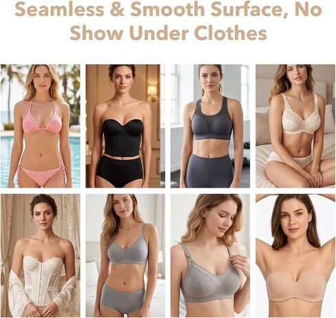 4 Pairs Bra Pads Inserts, Removable Push Up Sports Bra Cups, Triangle Breathable Thickened Sponge Breast Pad for Women's Sports Bikini Top Swimsuit in Saudi Arabia
