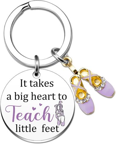 Dance Teacher Appreciation Gifts Teacher Keychain Dance Gifts for Women Female Dancer Gift for Teachers from Students Christmas Presents for Her Dancer Accessories in Saudi Arabia