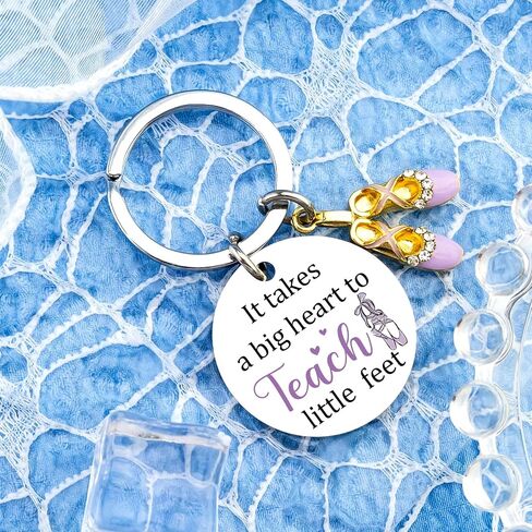 Dance Teacher Appreciation Gifts Teacher Keychain Dance Gifts for Women Female Dancer Gift for Teachers from Students Christmas Presents for Her Dancer Accessories in Saudi Arabia