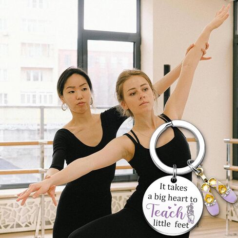Dance Teacher Appreciation Gifts Teacher Keychain Dance Gifts for Women Female Dancer Gift for Teachers from Students Christmas Presents for Her Dancer Accessories in Saudi Arabia