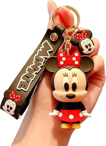 Cartoon Mouse Keychains for Boys Girls, Kawaii Keychain, Backpack Key Key Chain Accessories Wristlet chain Car Charms in Saudi Arabia