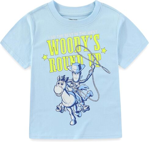Disney Toy Story Woody Boys Short Sleeve T-Shirt and Mesh Shorts Set for Toddler to Big Kids in Kuwait