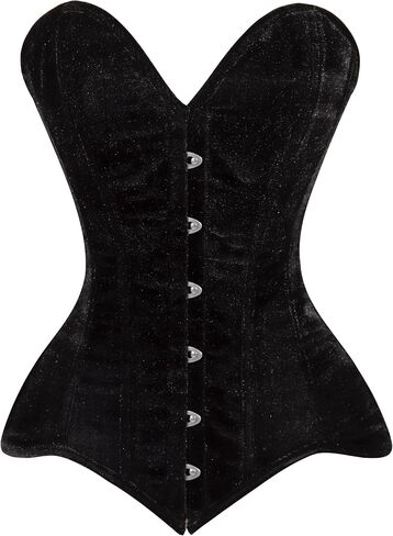 Daisy corsets Women's Daisy Corsets Womens Velvet Overbust Corset Waist Cincher Bustier & Plus Size in Kuwait