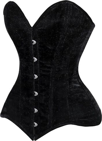 Daisy corsets Women's Daisy Corsets Womens Velvet Overbust Corset Waist Cincher Bustier & Plus Size in Kuwait