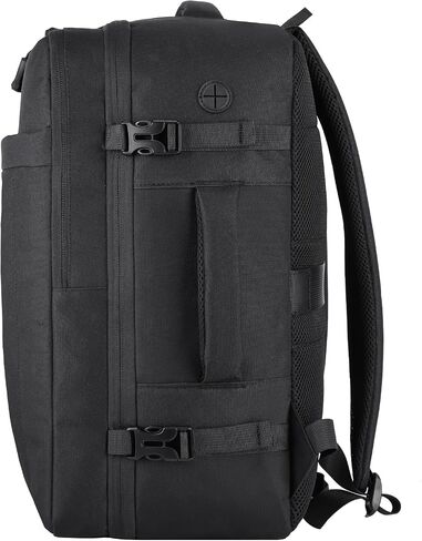 HILOMON Black Travel Backpack for Men Women, TSA Approved Personal Item Size 18x14x8 Under Seat Backpack for Airplanes 15.6inch Laptop 30L Luggage Carry On Bag in Saudi Arabia