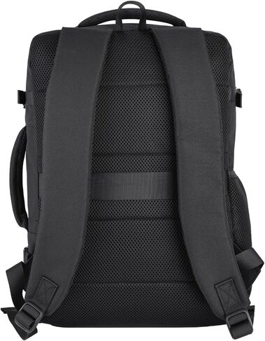 HILOMON Black Travel Backpack for Men Women, TSA Approved Personal Item Size 18x14x8 Under Seat Backpack for Airplanes 15.6inch Laptop 30L Luggage Carry On Bag in Saudi Arabia