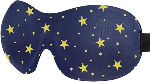 Sleep Mask SleepFun Invisible Alar Deep Orbit 3D Eye Mask Ultra Lightweight & Comfortable Sleeping Mask for Travel, Nap, Shift Works, Black & Blue in Saudi Arabia