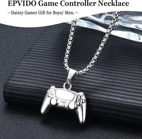 Gamer Gifts for Teen Boy Game Controller Necklace for Boy Men Birthday Christmas Graduation Stuff Gaming Jewelry in Saudi Arabia