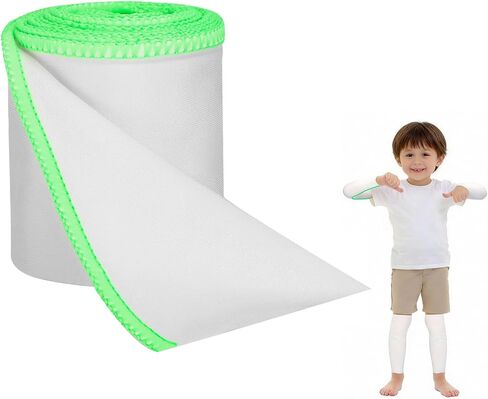 Wet Wraps Bandages for Eczema 2.36" X 1.97 yd Elastic Arm and Leg Sleeves Tubular Support Bandage for Itch Relief (Green) in Kuwait