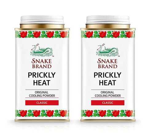 Snake Brand Prickly Heat Cooling Powder, 5.29 Oz (Pack of 2) in Kuwait