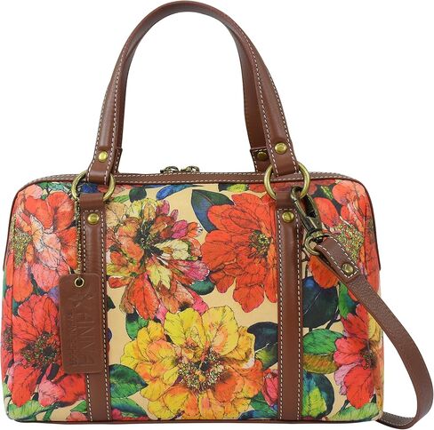 Anna by Anuschka Heritage Collection Women's Genuine Leather Large Convertible Satchel in Kuwait