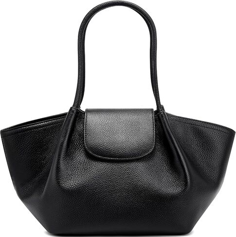 hedexe Genuine Leather Tote Bag for Women: Chic Spacious Shoulder Handbag Satchel Purse - Large Work Bag for Travel Daily Use in Saudi Arabia