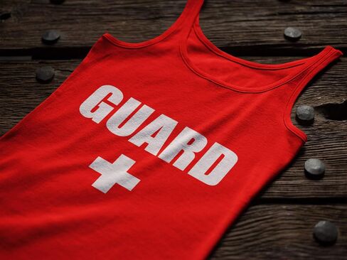 Guard Womens Ladies Tank Top Pool Ocean Lake Uniform Clothing in Saudi Arabia