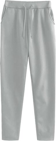 Womens Straight Leg Sweatpants 2026 Baggy Casual Wide Leg Sweat Pant Fleece Lined Athletic Workout Lounge Pants in Saudi Arabia