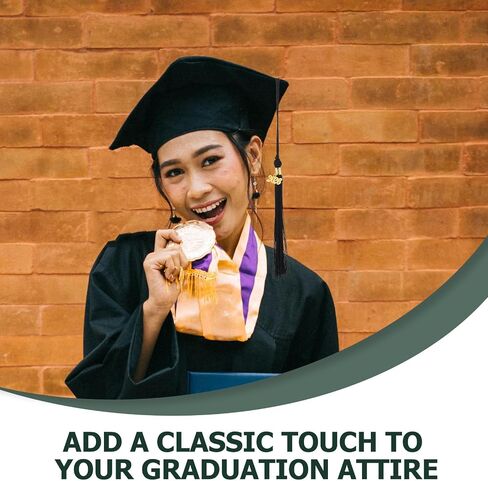 12 Pcs Black 2026 Graduation Tassel: Graduation Cap Tassels for Students - Class of 2026 Souvenirs Seniors Graduate for DIY Crafts (15.35 Inch) in Kuwait