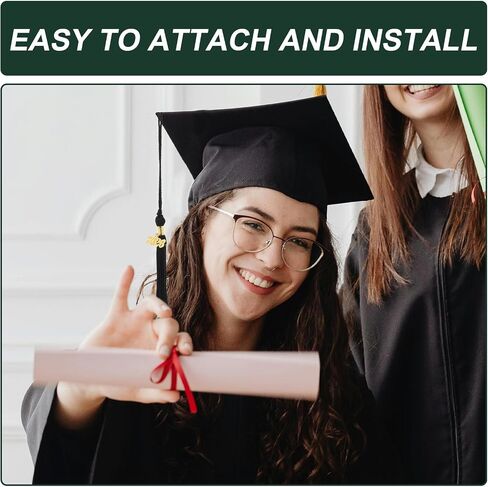 12 Pcs Black 2026 Graduation Tassel: Graduation Cap Tassels for Students - Class of 2026 Souvenirs Seniors Graduate for DIY Crafts (15.35 Inch) in Kuwait