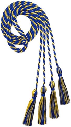 Honor Cord Society Polyester Honor Cords for Graduation - Royal Blue and Gold in Kuwait