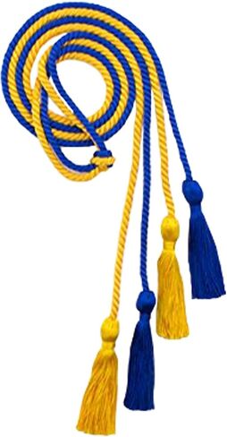 Honor Cord Society Polyester Honor Cords for Graduation - Royal Blue and Gold in Kuwait