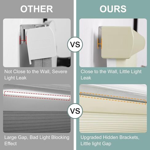 BERISSA Day Night Cellular Shades Cordless,Honeycomb Blinds for Windows,Thermal Insulated Window Shades for Home Office,Easy to Install,31" W x 64" H(Light Filtering+Blackout Beige) in Kuwait