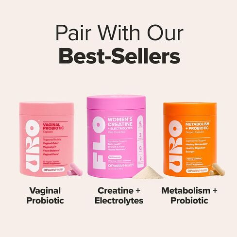 O Positiv FLO Women’s Creatine + Electrolytes Drink Mix – Daily Support for Women’s Strength & Tone, Fitness Recovery, and Brain Health – with Creatine Monohydrate and Electrolytes – 30 Servings in Saudi Arabia
