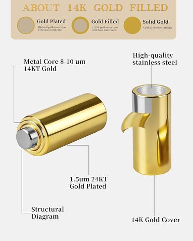 14K Gold Filled Rings for Women, Cubic Zirconia Half Eternity Stackable Ring, Wedding Bands for Women Non Tarnish Waterproof - Wedding Anniversary Engagement Statement Travel Rings Size 5-10 in Saudi Arabia